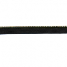 Passepoil lurex or de 10 mm