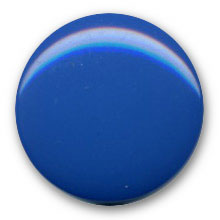 Bouton lgrement bomb en polyester bleu roy en 14,18,22,27 mm
