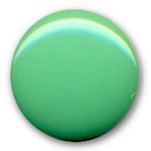 Bouton  lgrement bomb polyester vert clair 14,18,22,27 mm