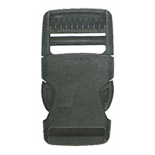 Boucle clip en plastique noir en 25 , 30, 40mm - par 100