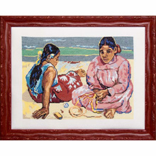 Femmes de Tahiti ,d'aprs Gauguin