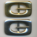 Boucle en métal poli de 15mm  (or ,nickel)