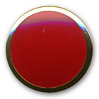 Bouton en métal doré et laque rouge en 18,23,28 mm