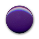 Bouton légèrement bombé en polyester violet en 14,22 mm