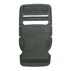 Boucle clip en plastique noir en 25 , 30, 40mm - par 10