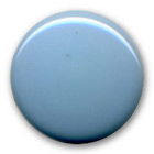 Bouton légèrement bombé en polyester bleu clair 14,18,22,27 mm