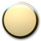 Bouton en métal doré et laque blanche en 18,23,28 mm