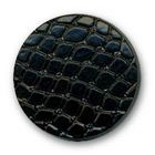 Bouton en nylon grainé façon cuir noir en 18,20,25 mm