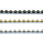 Chaîne de perles de 4mm sur fil au mètre ou pièce de 23 mts